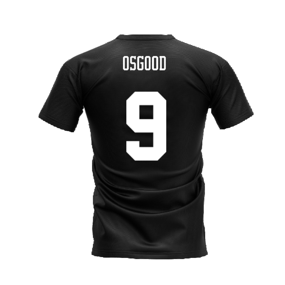 Chelsea 1995-1996 Retro Shirt T-shirts - Text (Black) (Osgood 9)