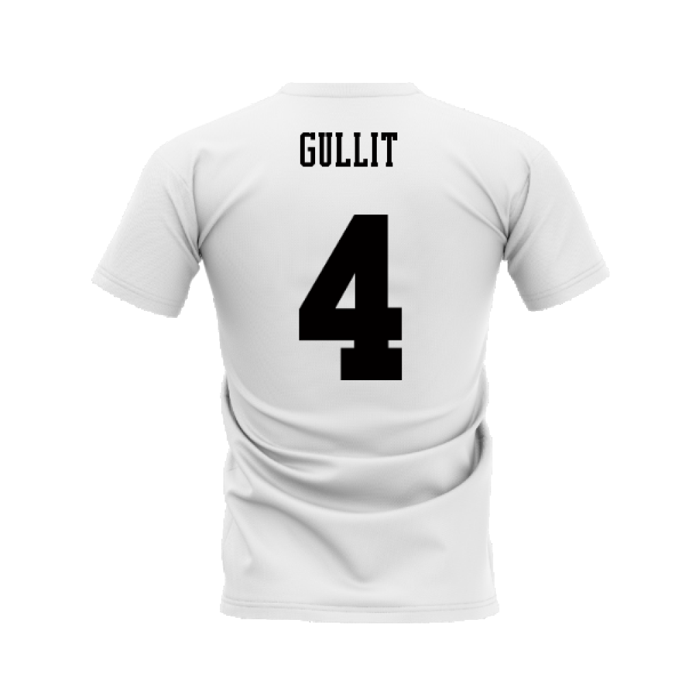 Chelsea 1995-1996 Retro Shirt T-shirts - Text (White) (Gullit 4)