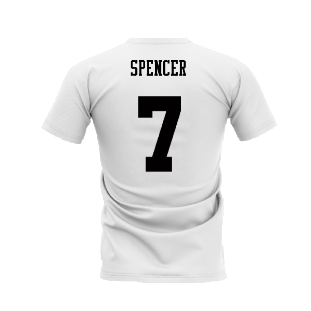 Chelsea 1995-1996 Retro Shirt T-shirts - Text (White) (Spencer 7)