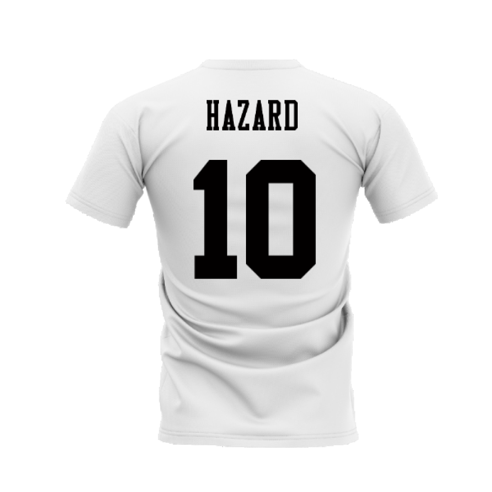 Chelsea 1995-1996 Retro Shirt T-shirts (White) (Hazard 10)