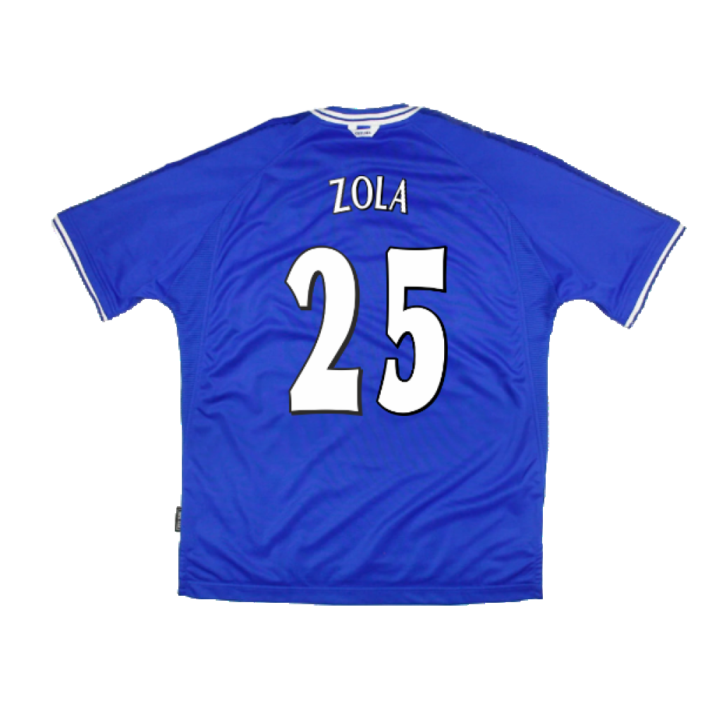 Chelsea 1999-01 Home (XL) (Excellent) (Zola 25)