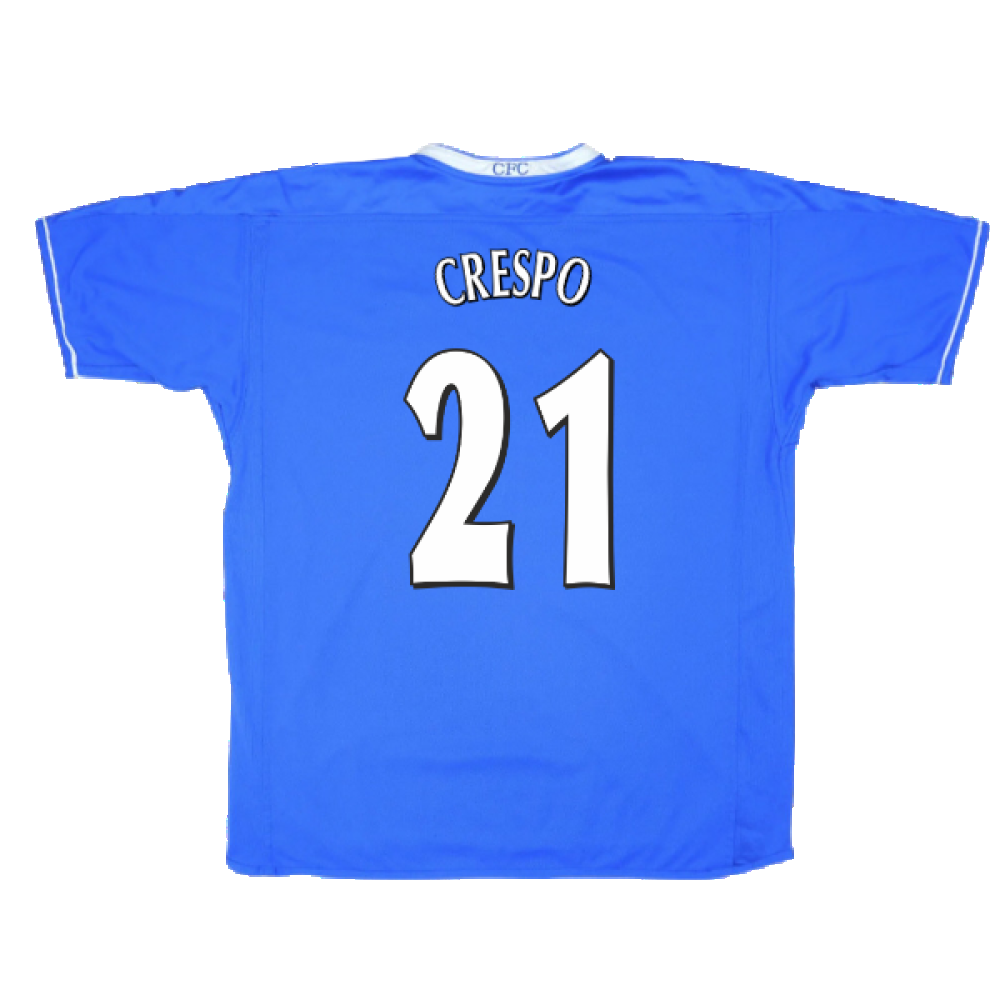 Chelsea 2003-05 Home Shirt (S) (Very Good) (Crespo 21)