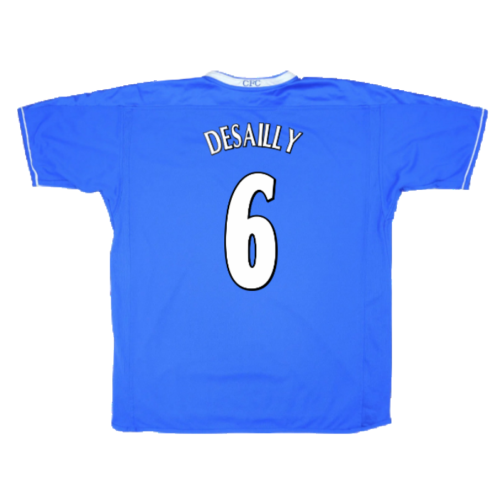 Chelsea 2003-05 Home Shirt (S) (Very Good) (Desailly 6)