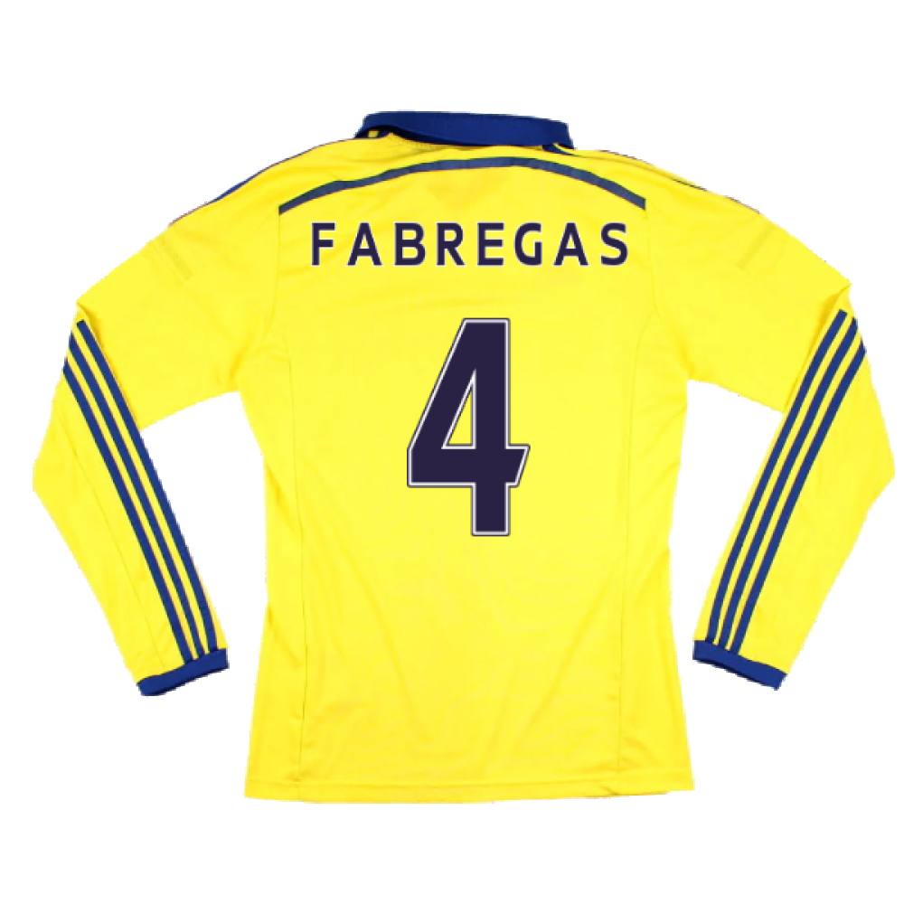 Chelsea 2014-15 Long Sleeve Away Shirt (L) (Very Good) (Fabregas 4)