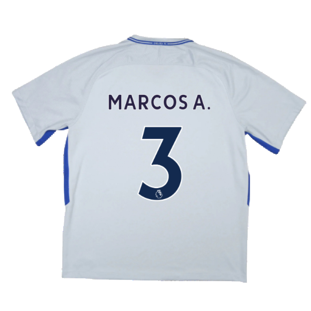 Chelsea 2017-18 Away Shirt (XLB) (Very Good) (Marcos A. 3)