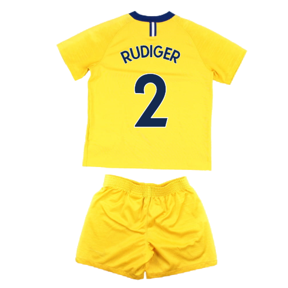Chelsea 2018-19 Away Mini Kit (4-5y) (Rudiger 2) (Very Good)