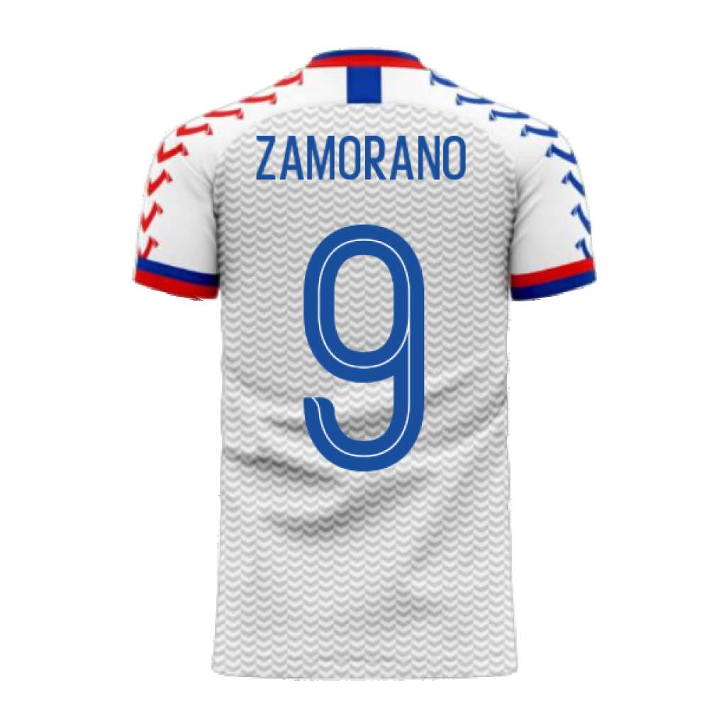 Chile 2025-2026 Away Concept Football Kit (Viper) (ZAMORANO 9)