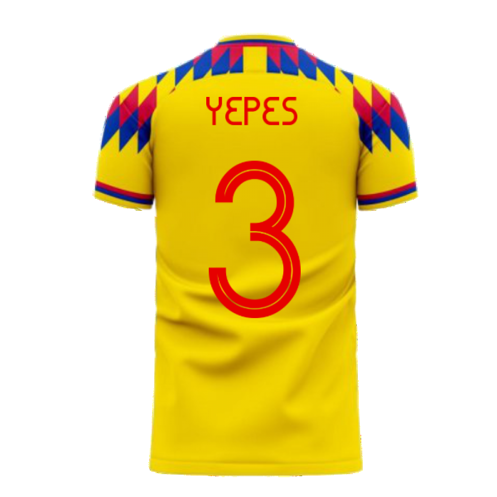 Colombia 2024-2025 Home Concept Football Kit (Libero) (YEPES 3)