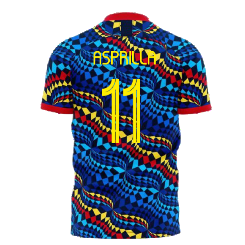 Colombia 2024-2025 Fourth Concept Football Kit (Libero) (ASPRILLA 11)