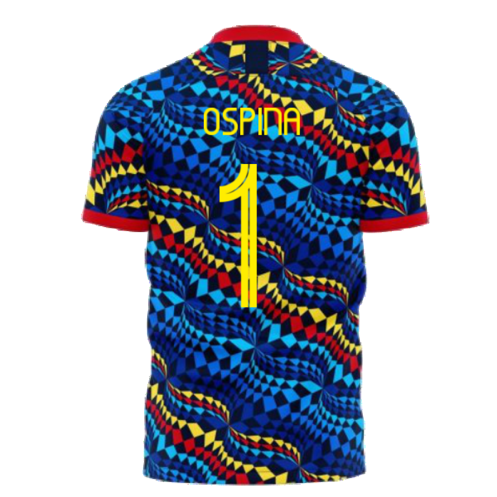 Colombia 2024-2025 Fourth Concept Football Kit (Libero) (OSPINA 1)