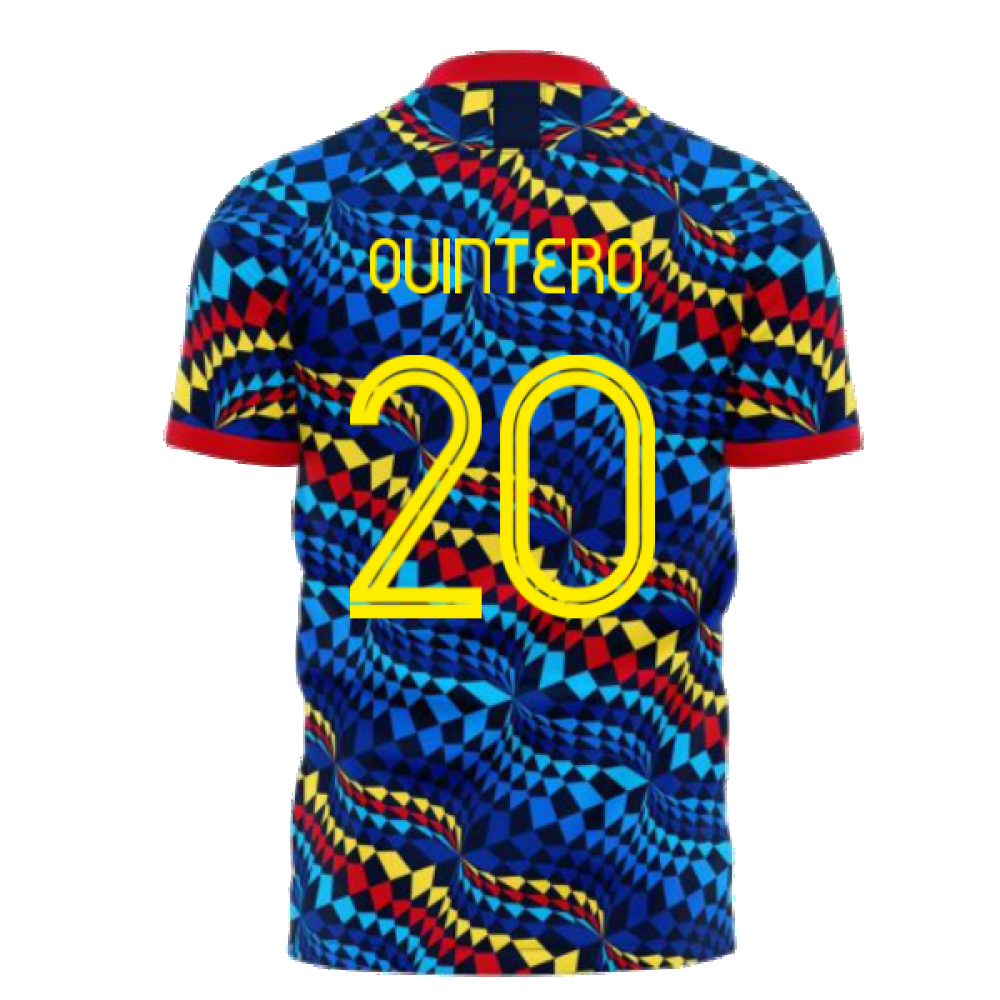 Colombia 2024-2025 Fourth Concept Football Kit (Libero) (QUINTERO 20)