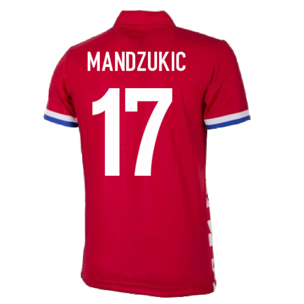 Croatia 1992 Retro Football Shirt (MANDZUKIC 17)