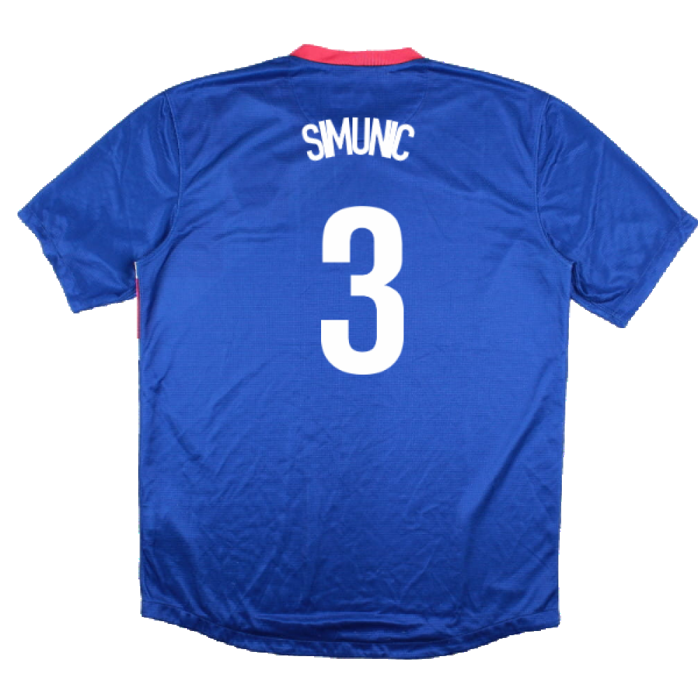 Croatia 2012-14 Away Shirt (S) (Very Good) (Simunic 3)