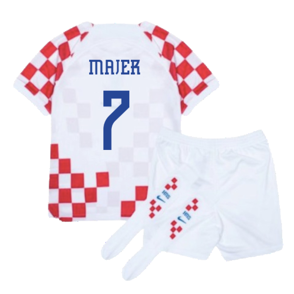 Croatia 2022-2023 Home Mini Kit (6-7y) (BNWT) (Majer 7)