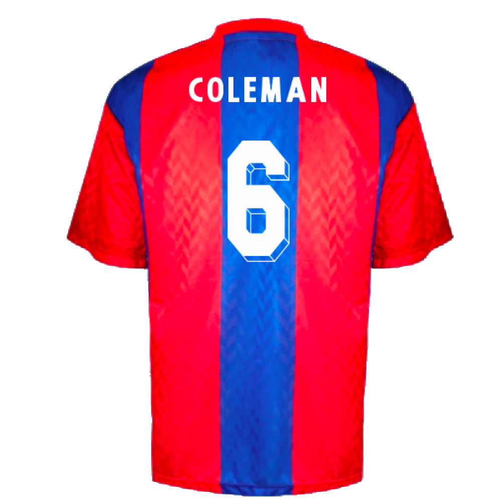 Crystal Palace 1991 ZDS Cup Final Shirt (Coleman 6)