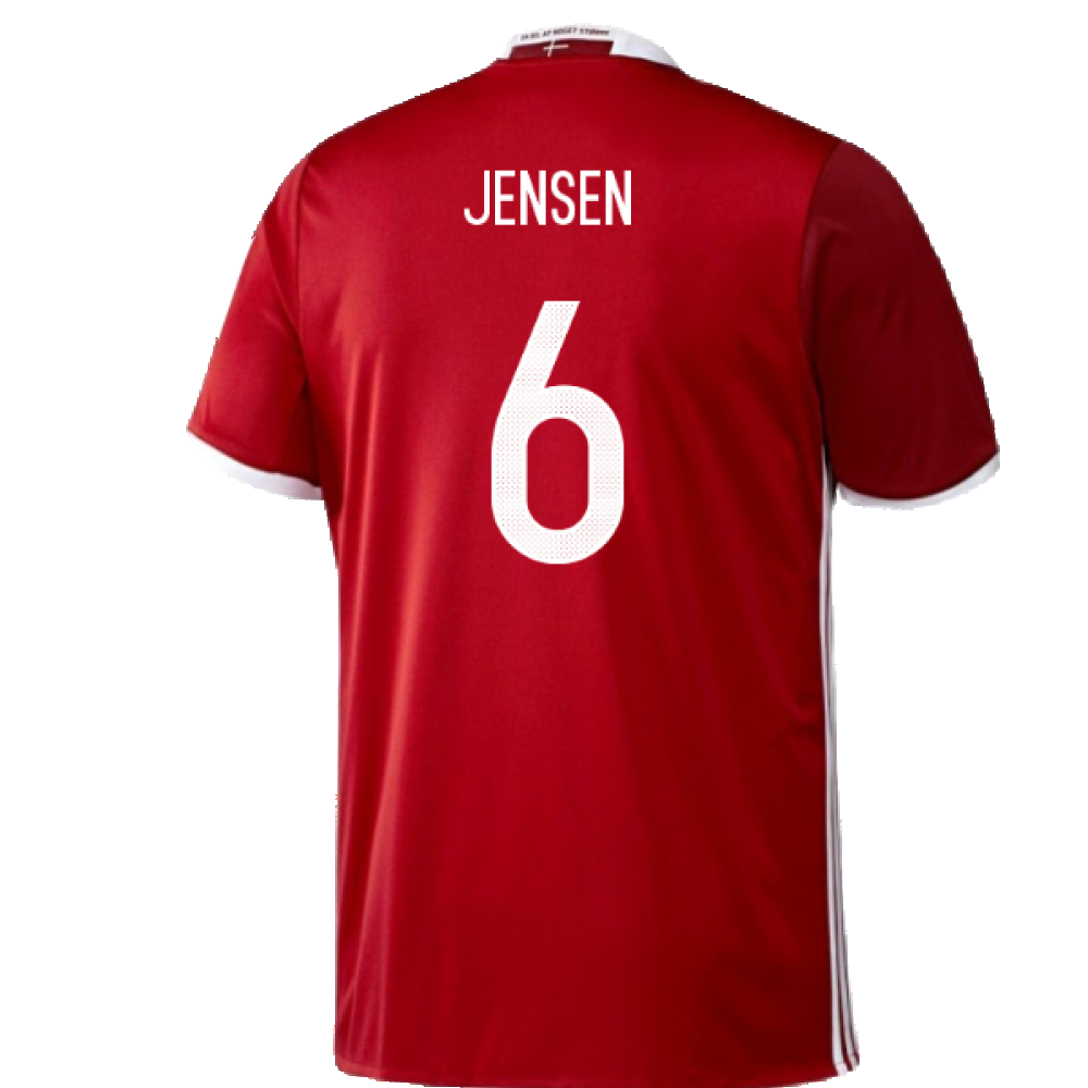 Denmark 2016-17 Home Shirt (S) (Mint) (Jensen 6)