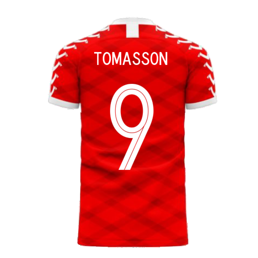 Denmark 2024-2025 Home Concept Football Kit (Viper) (TOMASSON 9)