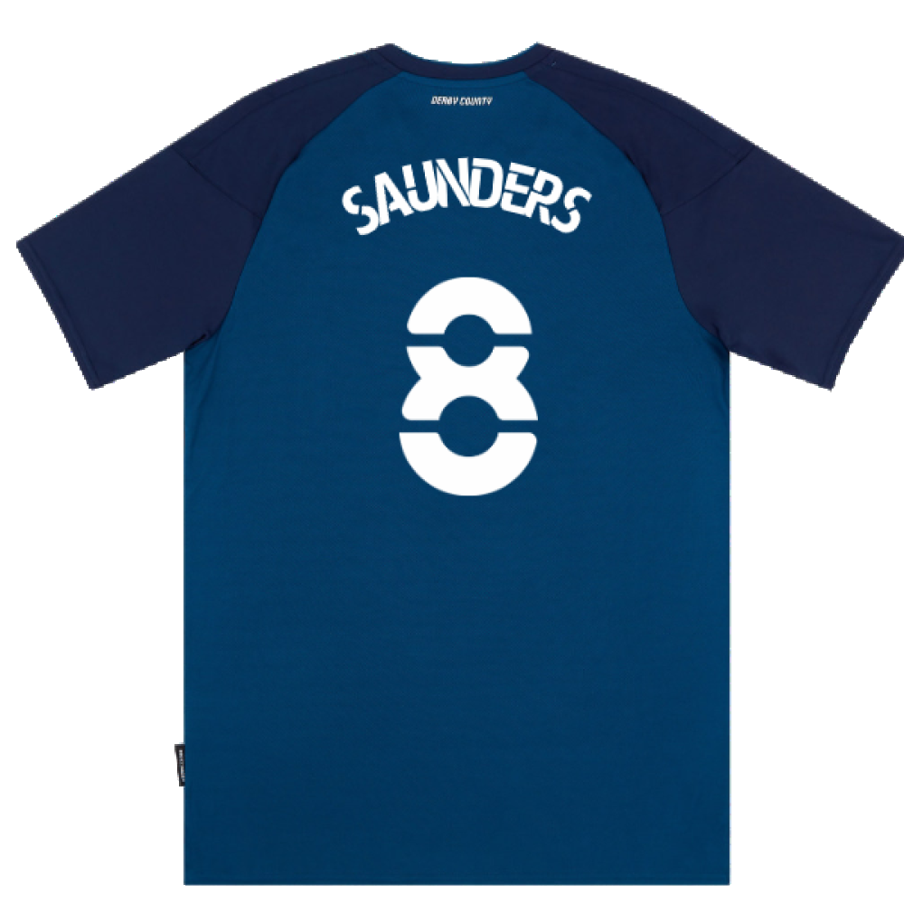 Derby County 2020-21 Away Shirt (M) (Excellent) (Saunders 8)