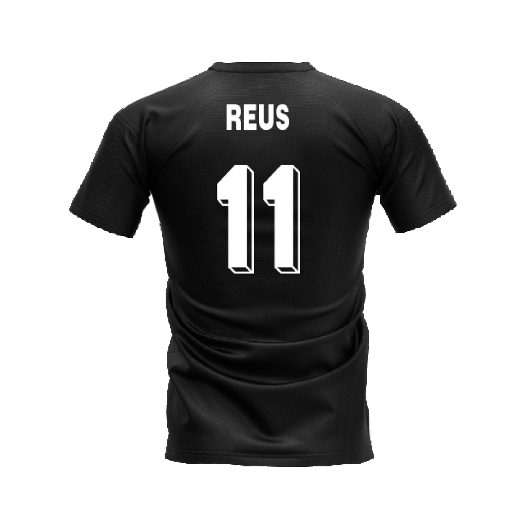 Dortmund 1996-1997 Retro Shirt T-shirt (Black) (Reus 11)