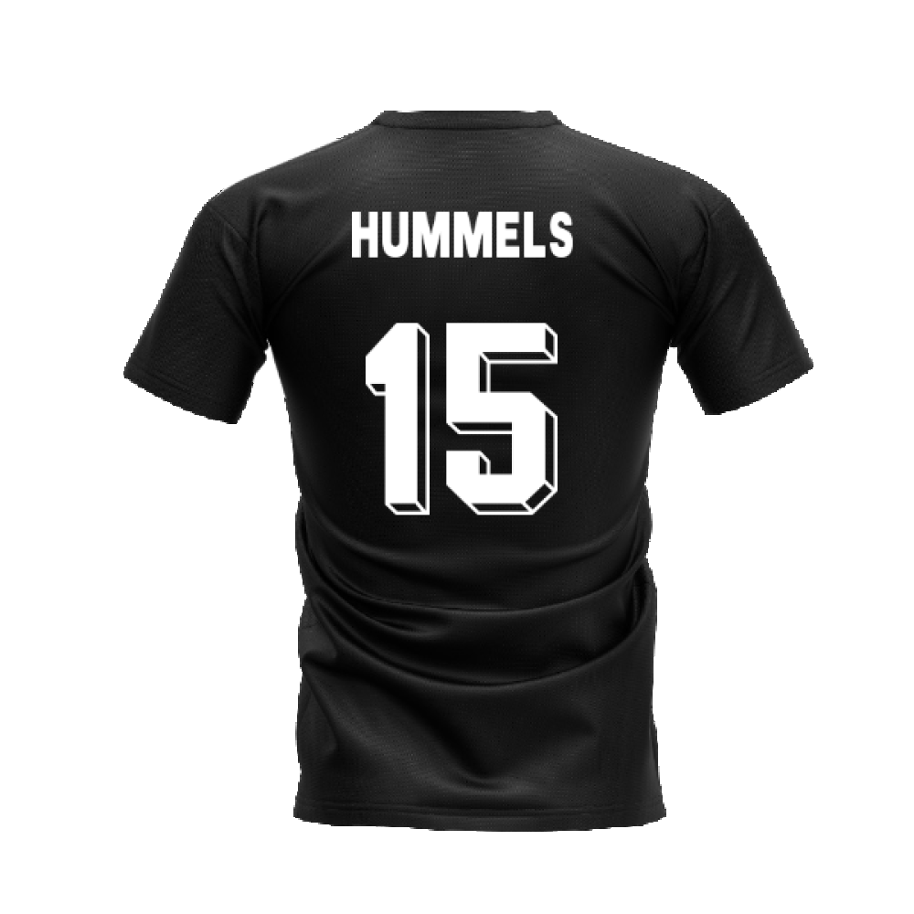 Dortmund 1996-1997 Retro Shirt T-shirt - Text (Black) (Hummels 15)