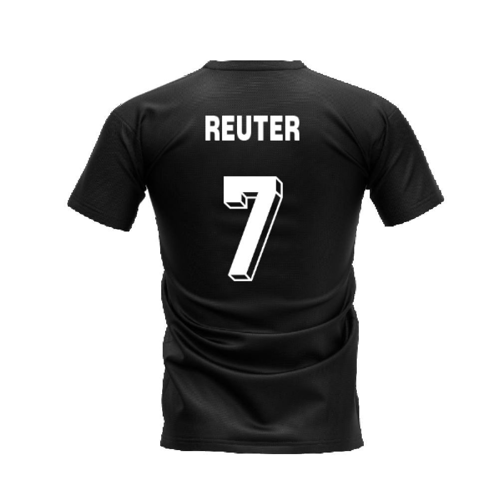 Dortmund 1996-1997 Retro Shirt T-shirt - Text (Black) (Reuter 7)