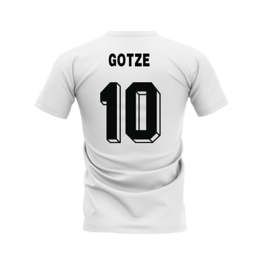 Dortmund 1996-1997 Retro Shirt T-shirt (White) (Gotze 10)