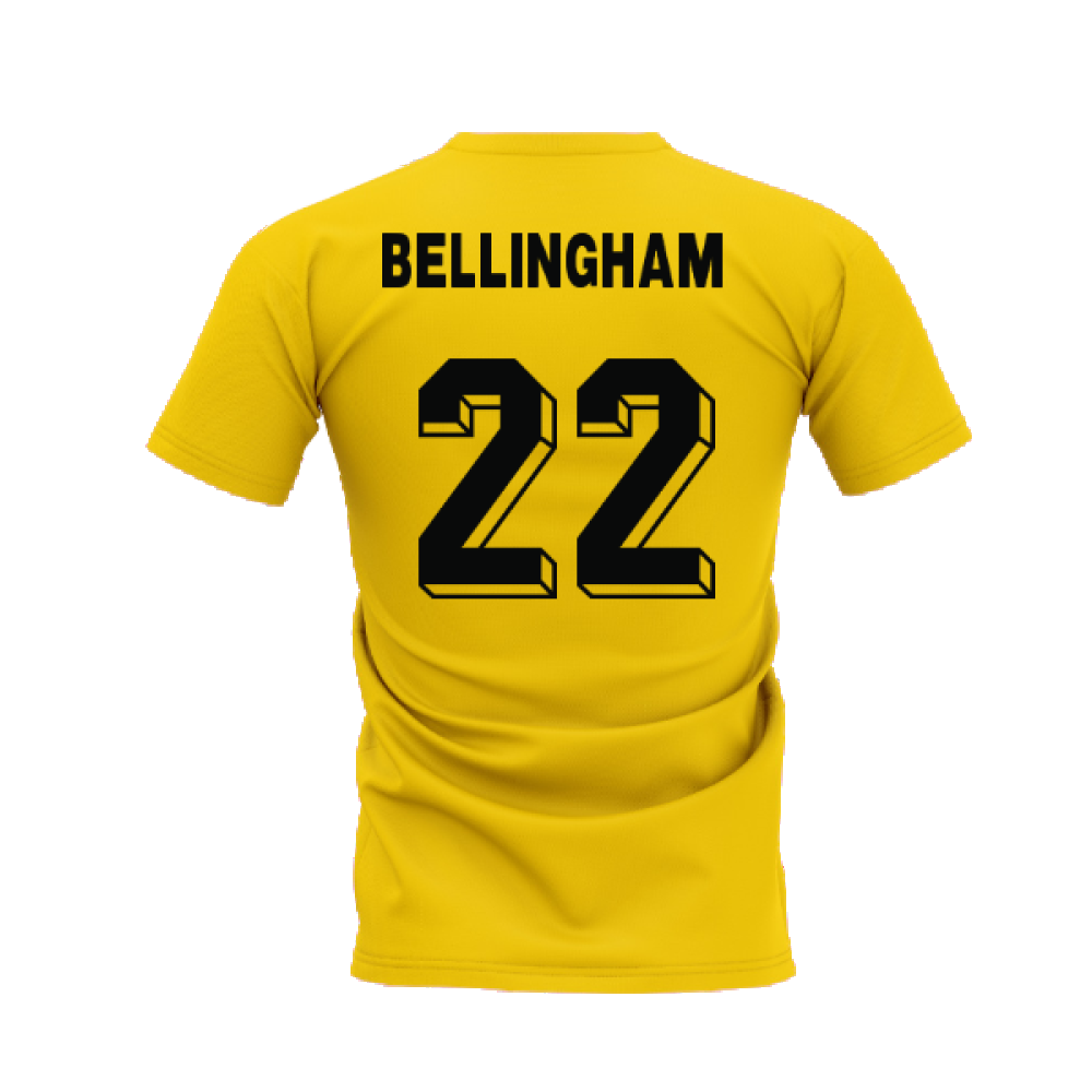 Dortmund 1996-1997 Retro Shirt T-shirt (Yellow) (Bellingham 22)