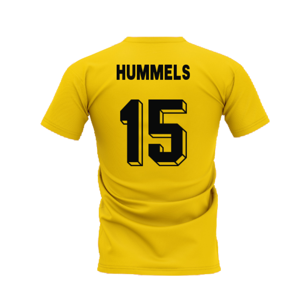 Dortmund 1996-1997 Retro Shirt T-shirt (Yellow) (Hummels 15)