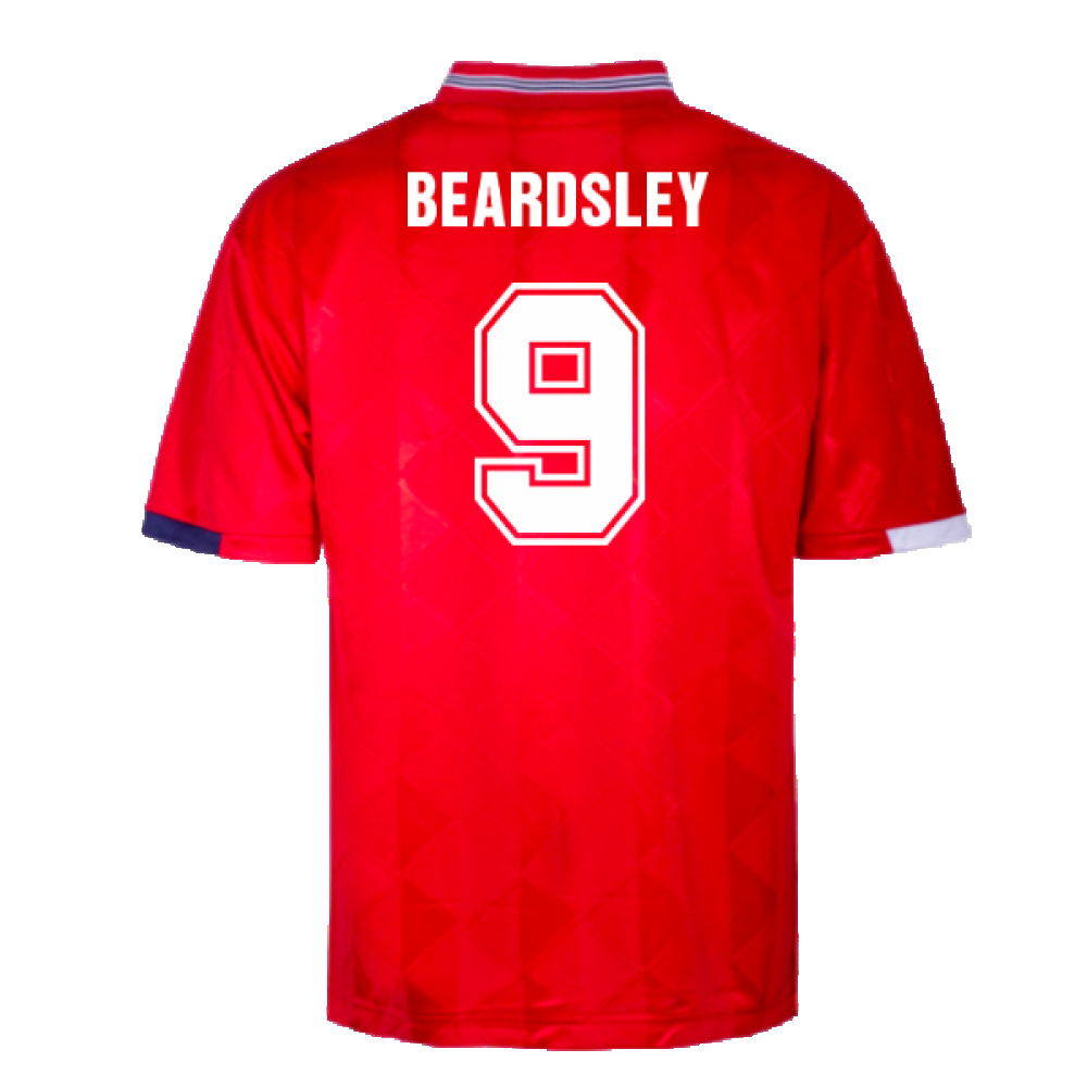 England 1989 Away Retro Shirt (Beardsley 9)