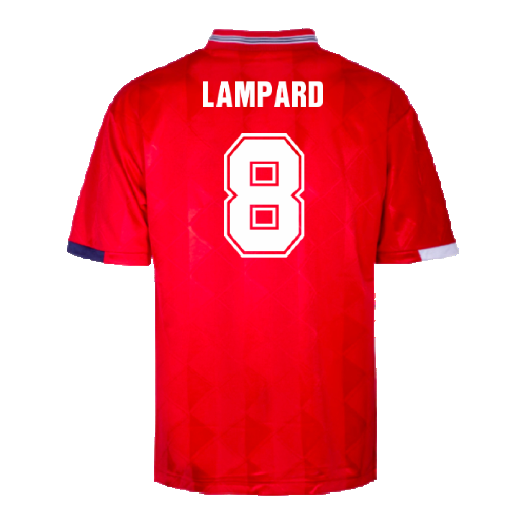 England 1989 Away Retro Shirt (Lampard 8)