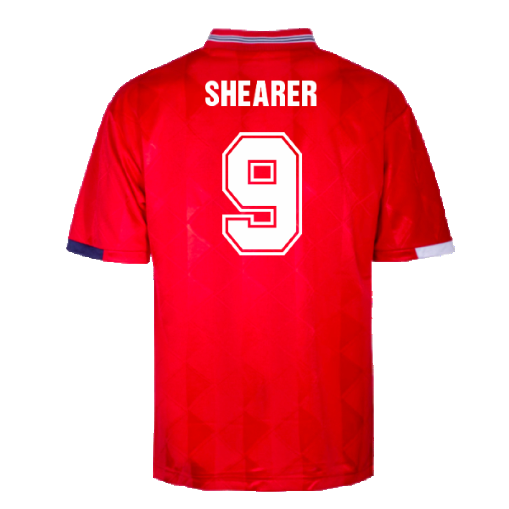 England 1989 Away Retro Shirt (Shearer 9)