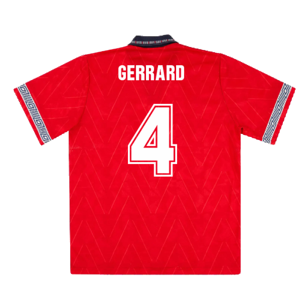 England 1990-92 Away Shirt (L) (Excellent) (Gerrard 4)