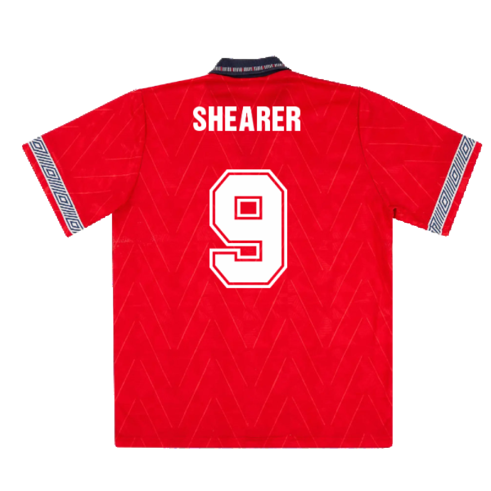 England 1990-92 Away Shirt (XL) (Excellent) (Shearer 9)