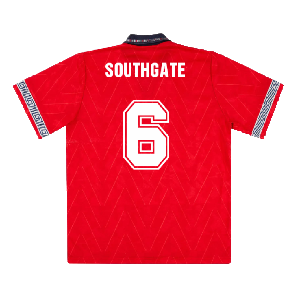 England 1990-92 Away Shirt (L) (Excellent) (Southgate 6)