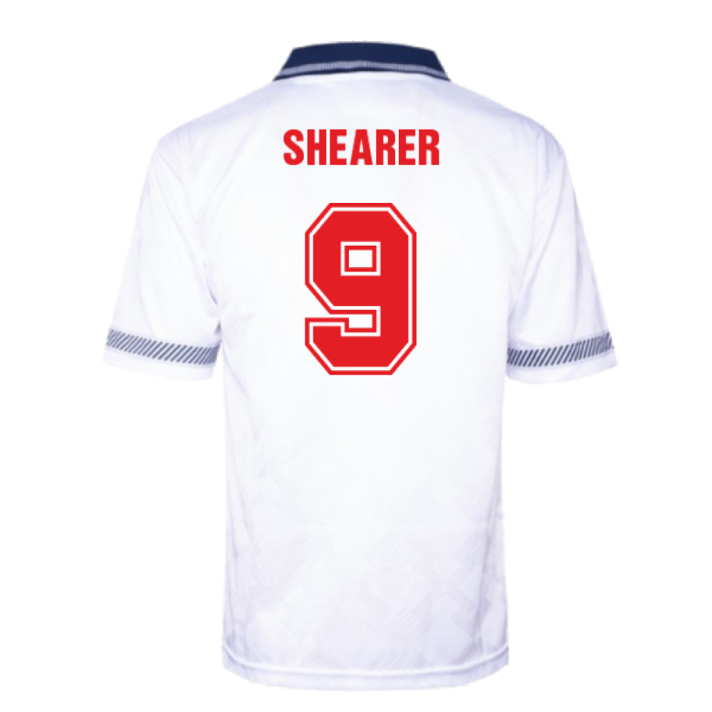 England 1990 Home Retro Shirt (SHEARER 9)