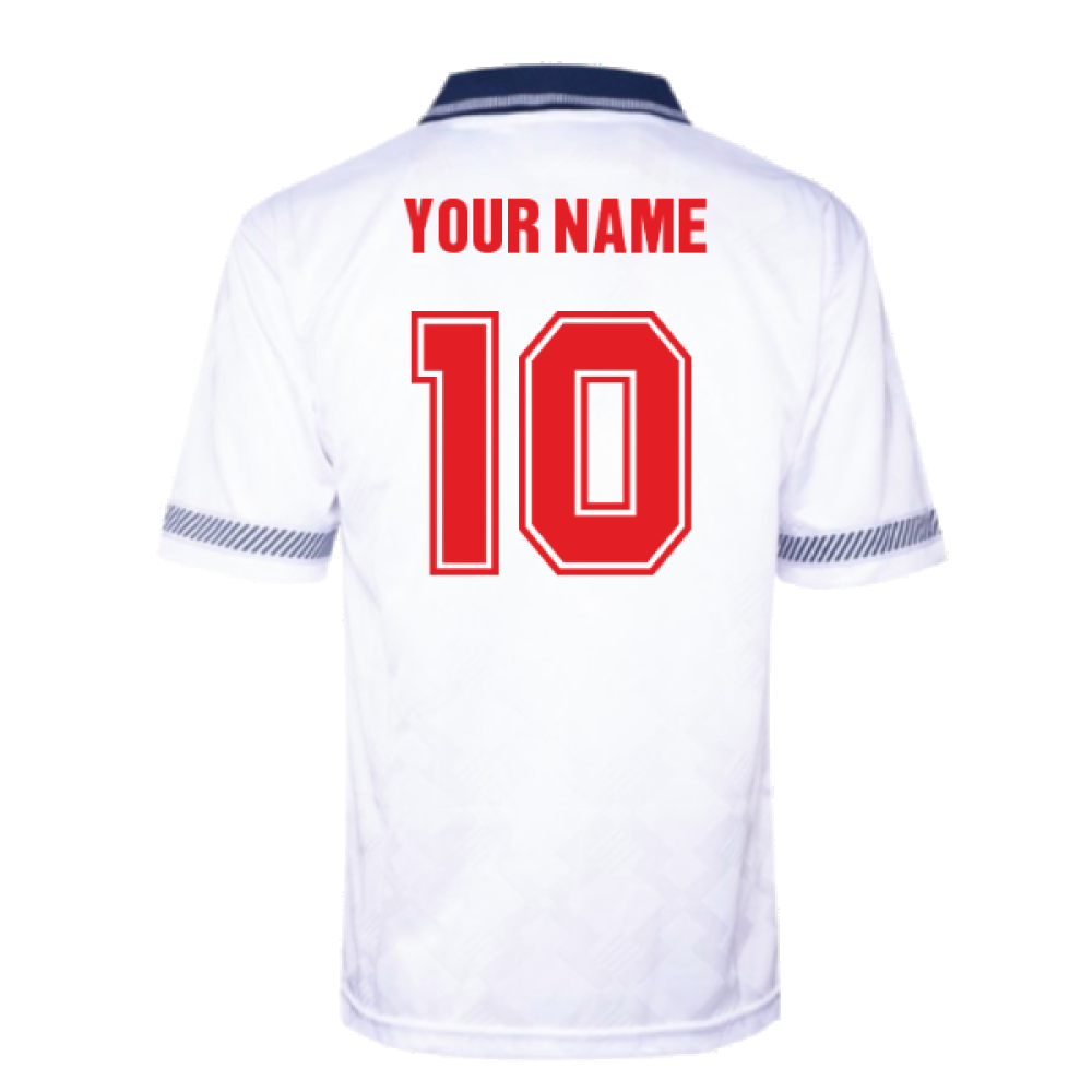 England 1990 Home Retro Shirt (Your Name)