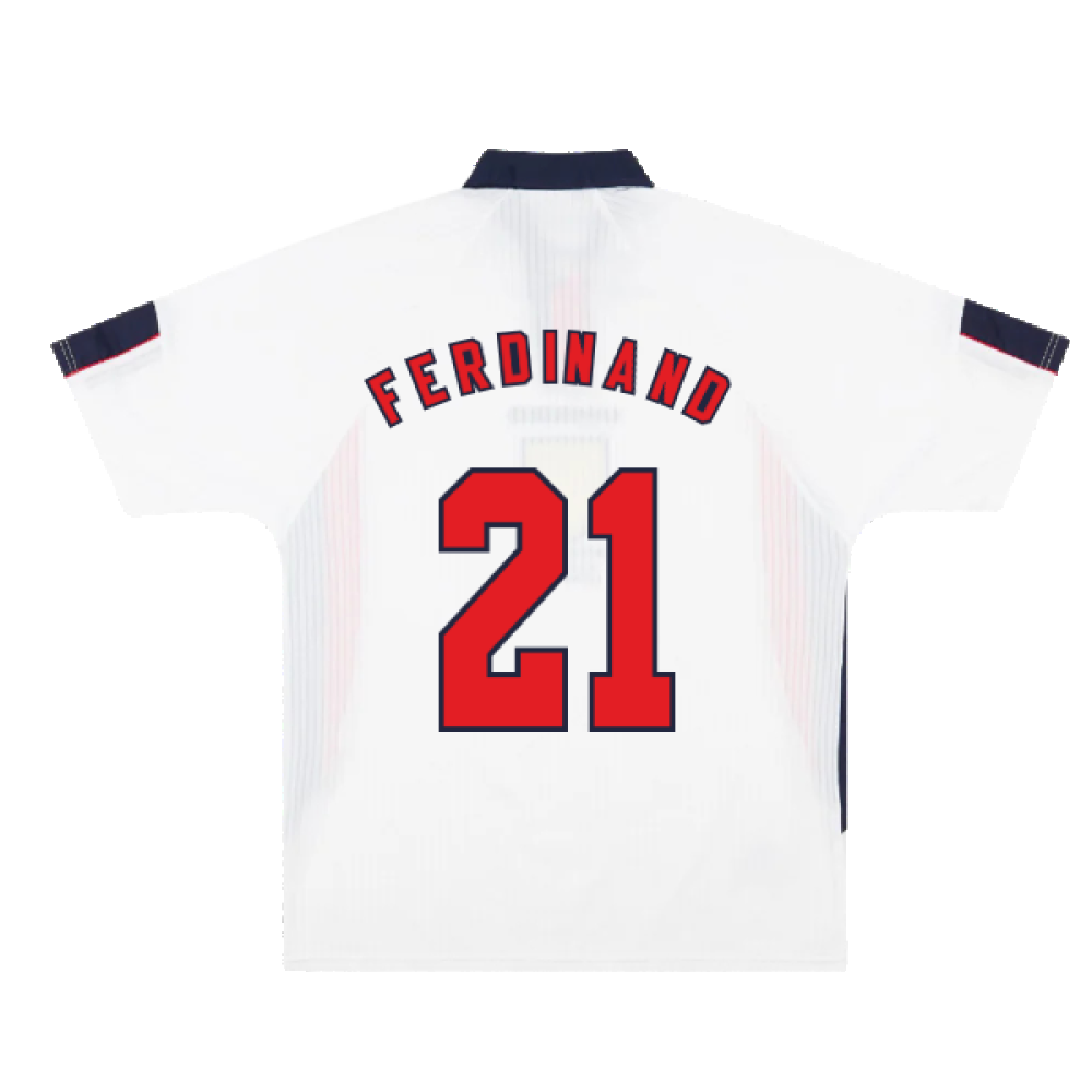 England 1997-99 Away Shirt (L) (Very Good) (FERDINAND 21)