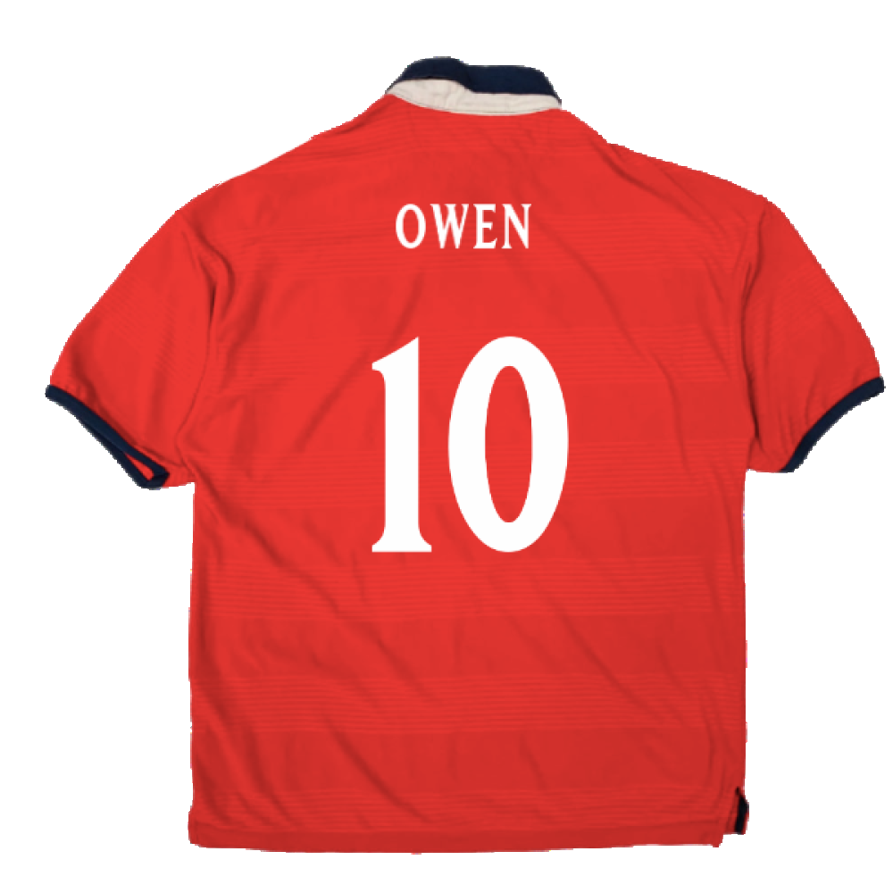 England 1999-01 Away Shirt (Excellent) (Owen 10)