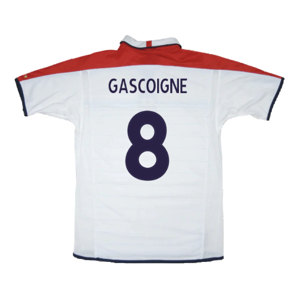 England 2003-05 Home (S) (Excellent) (Gascoigne 8)