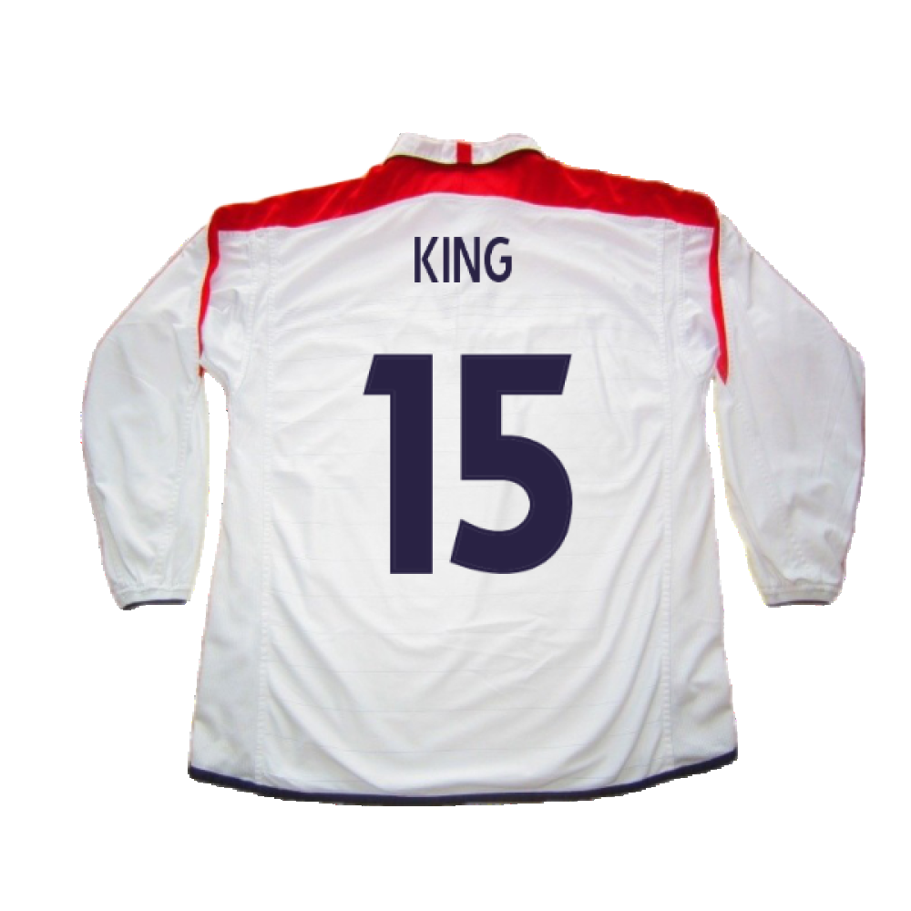 England 2003-05 Home L/S Shirt (M) (Excellent) (King 15)