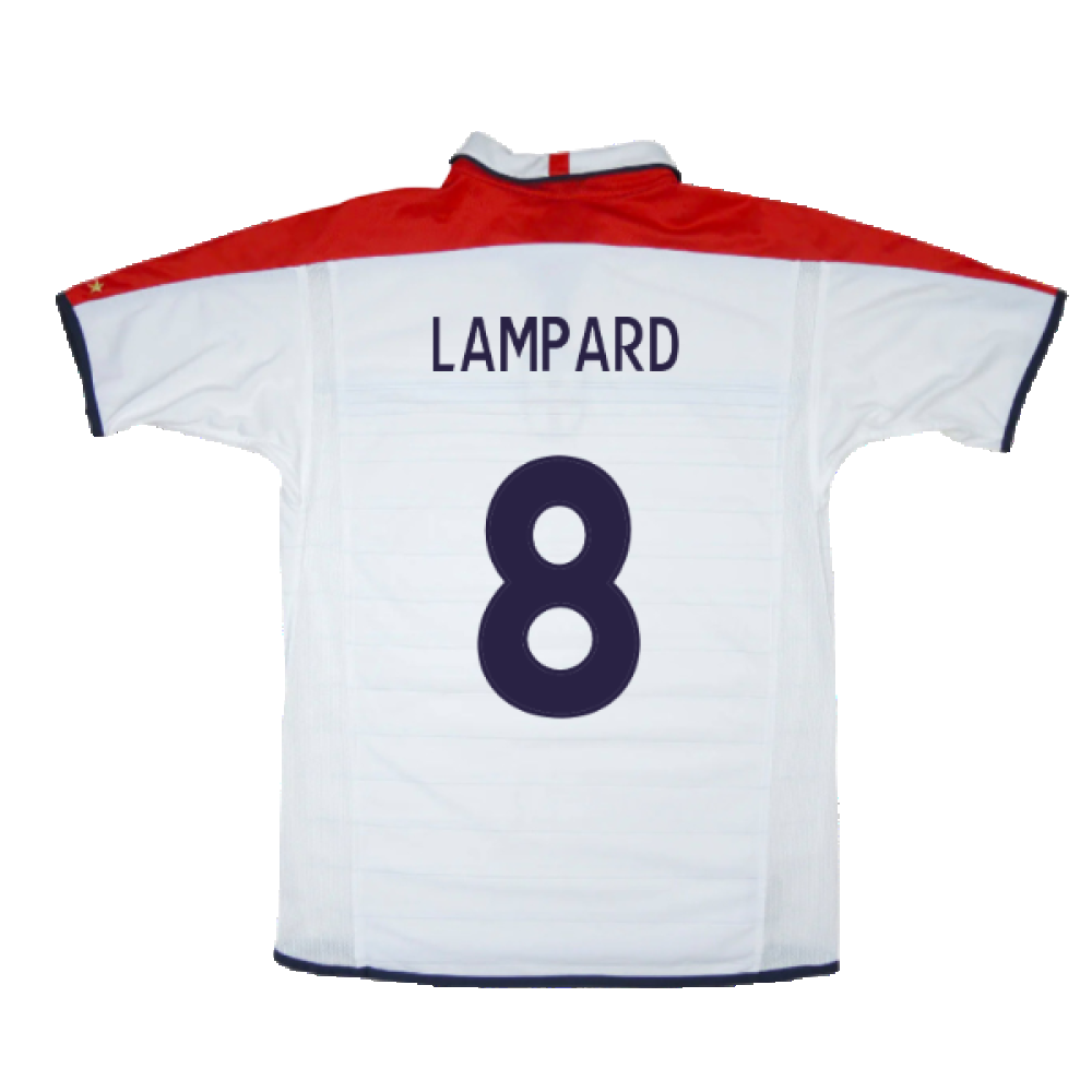 England 2003-05 Home Shirt (XL) (Excellent) (LAMPARD 8)