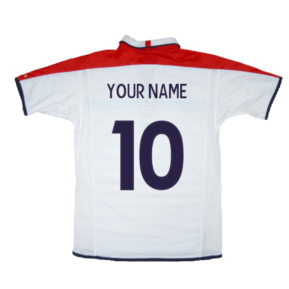 England 2003-05 Home Shirt (XL) (Excellent) (Your Name)