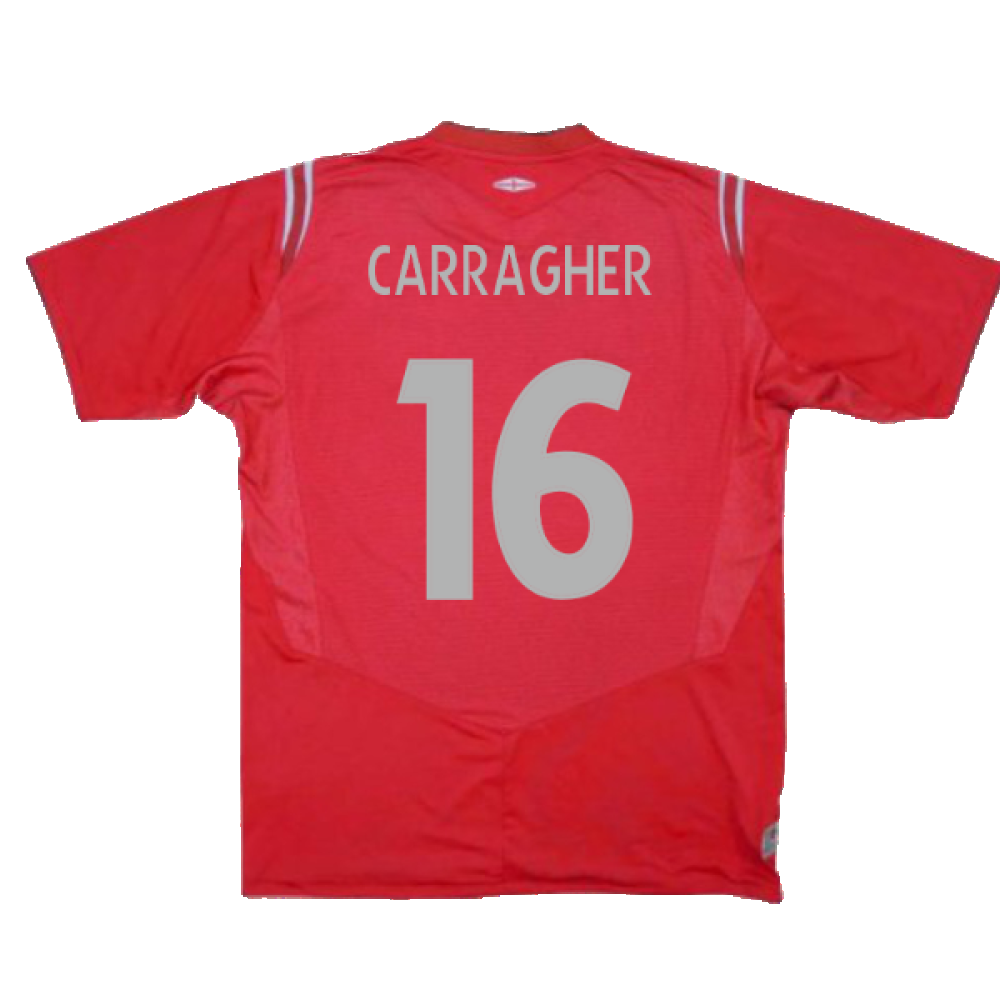 England 2004-06 Away Shirt (XL) (Very Good) (Carragher 16)