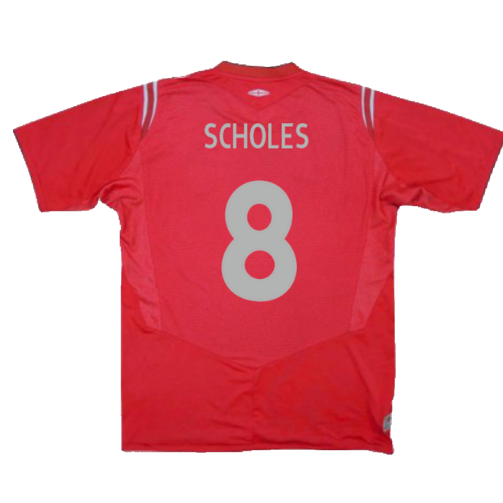 England 2004-06 Away Shirt (M) (Excellent) (Scholes 8)