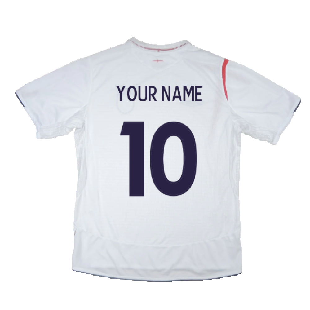 England 2005-07 Home Shirt (M) (Very Good) (Your Name)