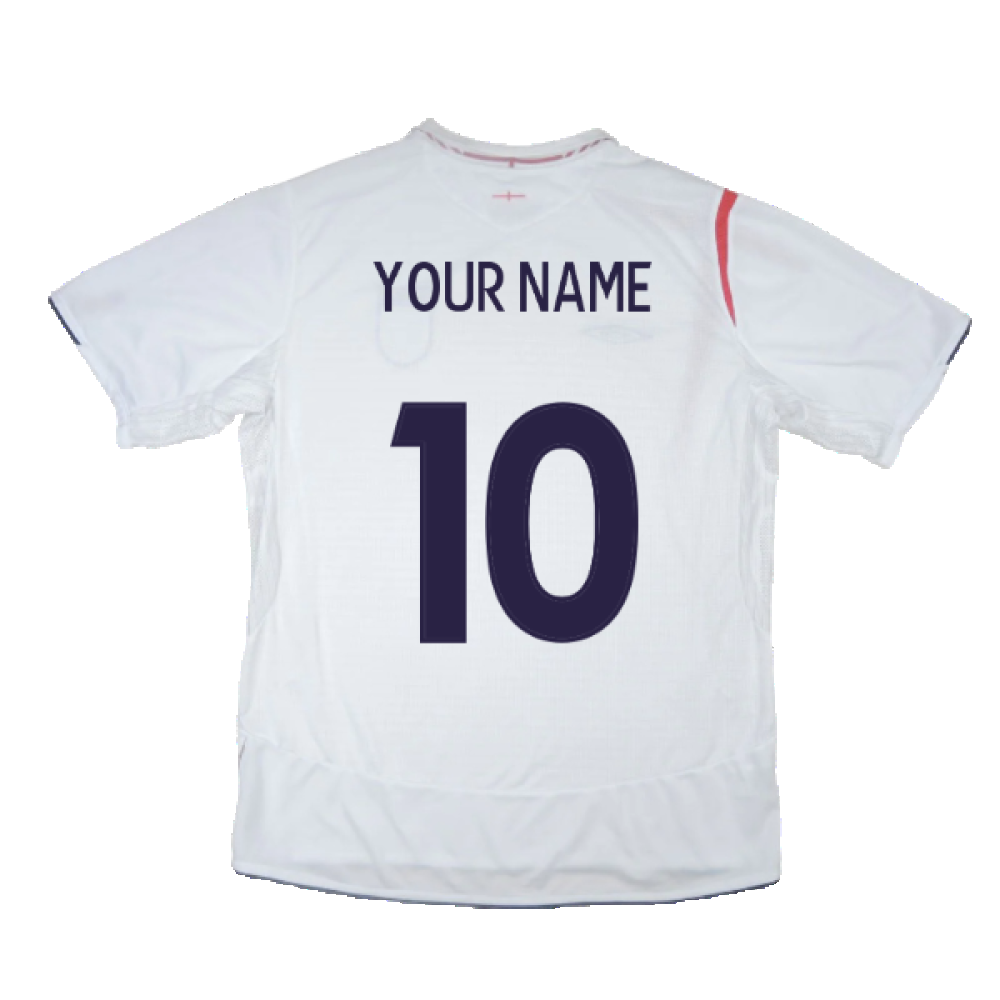 England 2005-07 Home Shirt (XL) (Excellent) (Your Name)