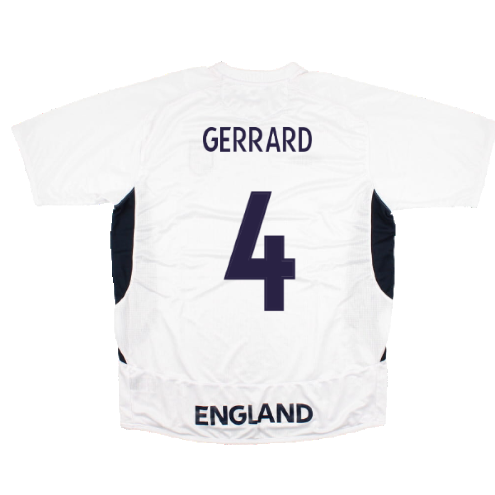 England 2005-07 Umbro Training Shirt (L) (Mint) (GERRARD 4)