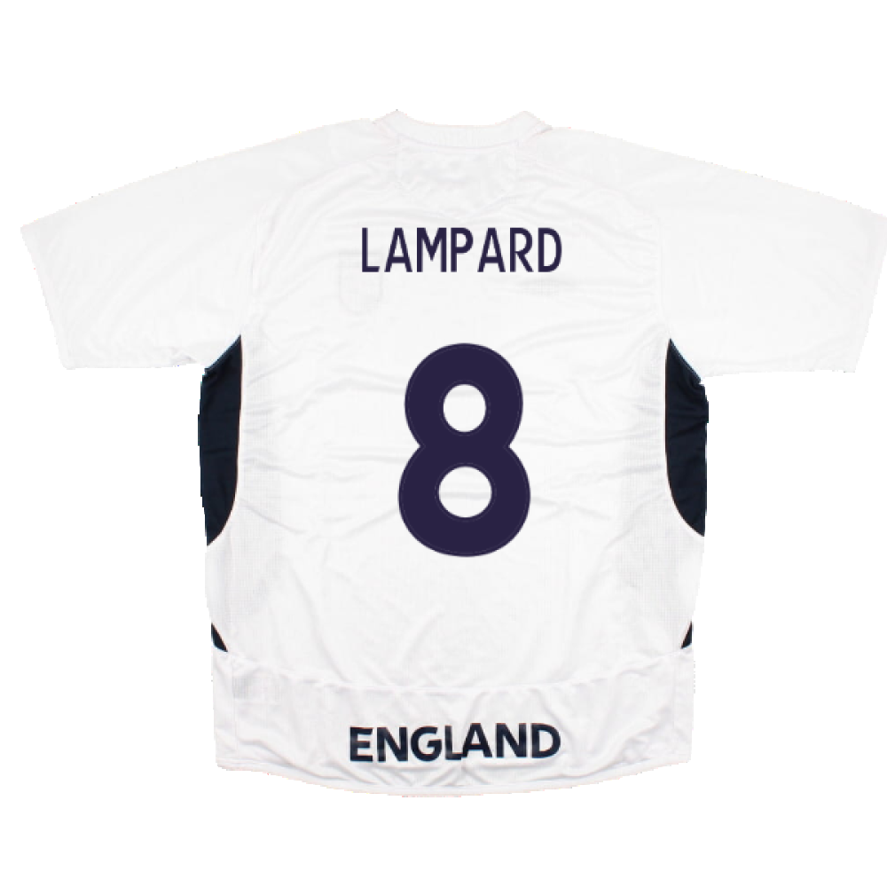 England 2005-07 Umbro Training Shirt (L) (Mint) (LAMPARD 8)