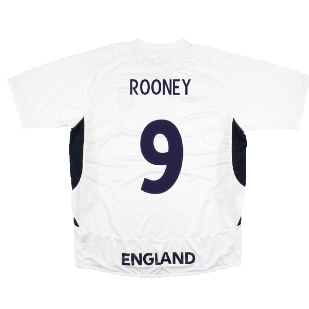 England 2005-07 Umbro Training Shirt (L) (Mint) (ROONEY 9)