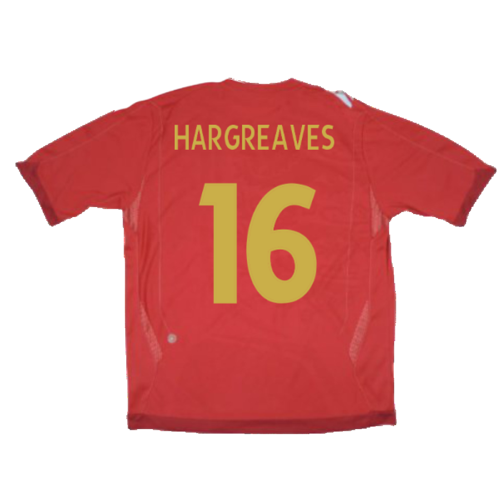 England 2006-08 Away (XL) (Very Good) (HARGREAVES 16)